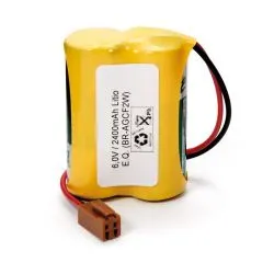 Pilhas de lítio 6V CR17450 com conector