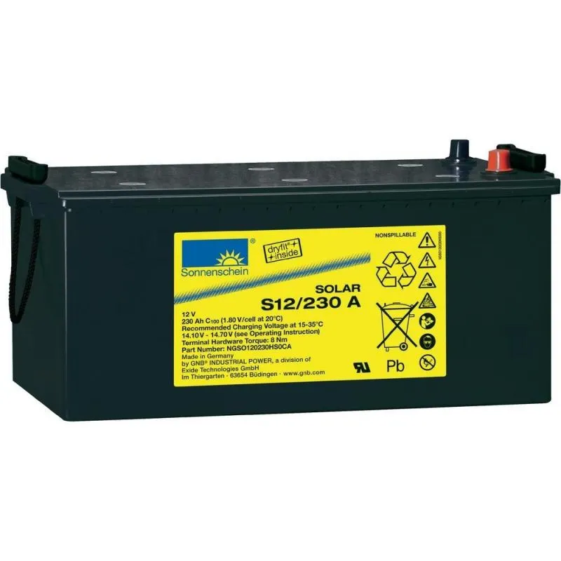 Bateria 12V 230Ah Sonnenschein