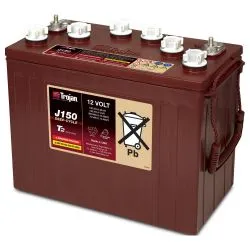 (Modelo antigo) Trojan Motive J150 12V 150Ah Bateria de Chumbo-Ácido Inundada de Ciclo Profundo