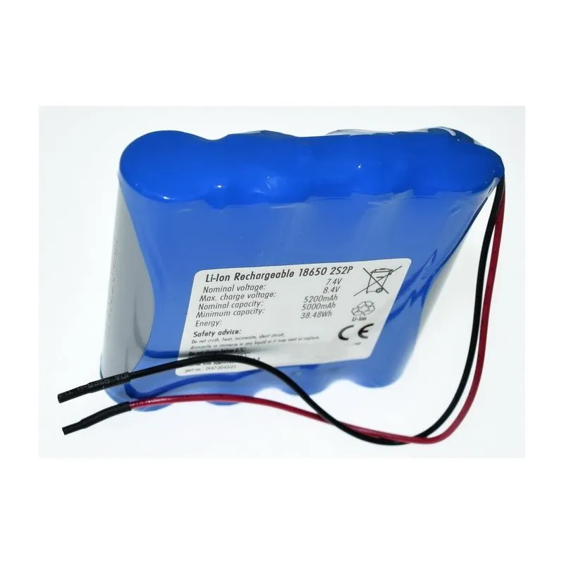 Ver mais grande Pack de Baterias de Lítio 18650 7.4 V 5200mAh