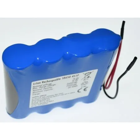 Pack de Baterias de Lítio 18650 14.8 V 2600mAh Linha