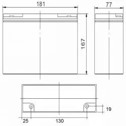 Bateria LiFePO4 12V 22Ah com bluetooth