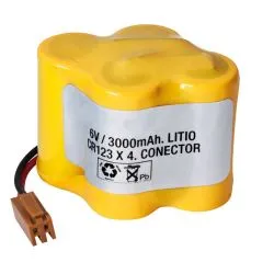 Pilha de Lítio 6V 3600mAh