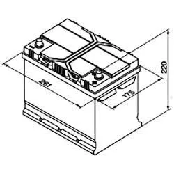 Bateria Varta E23 70Ah