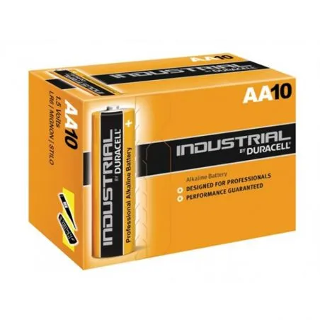 Pilhas Alcalinas AA LR6 Duracell Industrial substituídas por Procell Constant Power (10 Unidades)