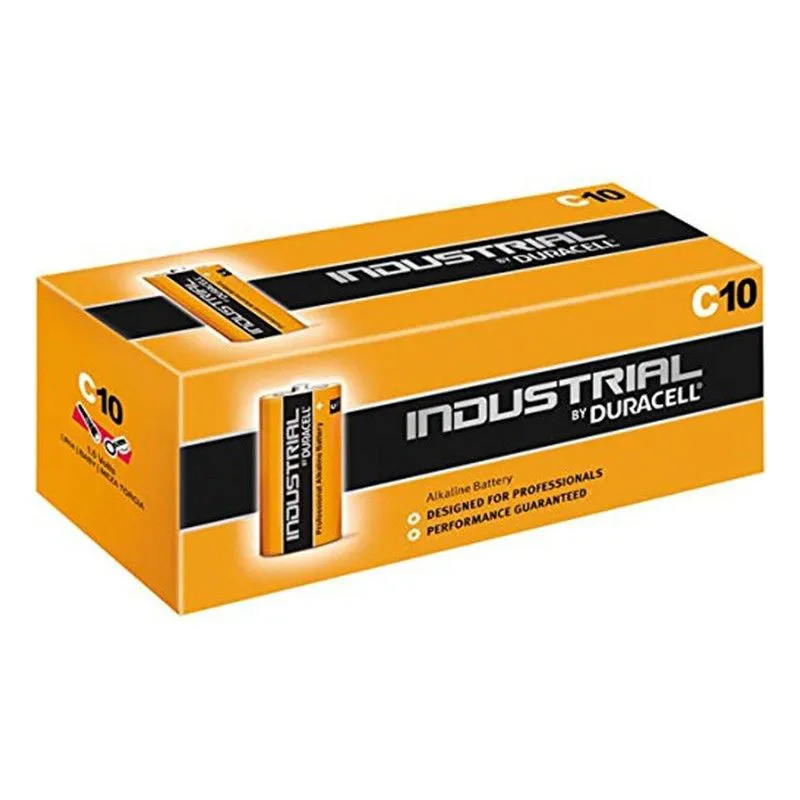 Pilhas Alcalinas C LR14 Duracell Industrial substituídas por Procell Constant Power (10 Unidades)