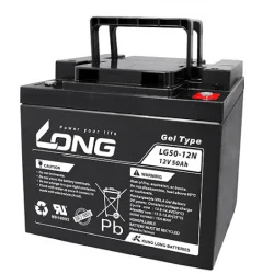 Bateria de Chumbo GEL 12V 50Ah LONG LG50-12N