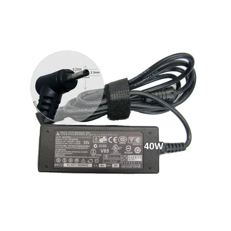 Carregador Asus 19V 40W 2.5-0.7 mm