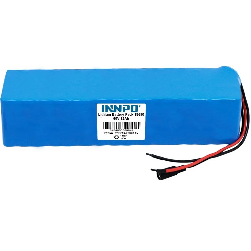 Pack de Baterias de Lítio 18650 60V 12Ah