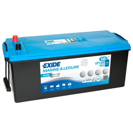 Bateria Exide EP1200 Dual AGM 140Ah