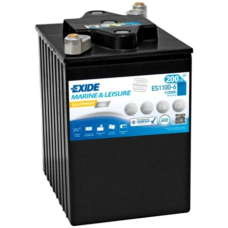 Bateria Exide ES1100-6 GEL 6V 200Ah