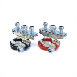 Conector de terminal de bateria automotiva para 3 cabos