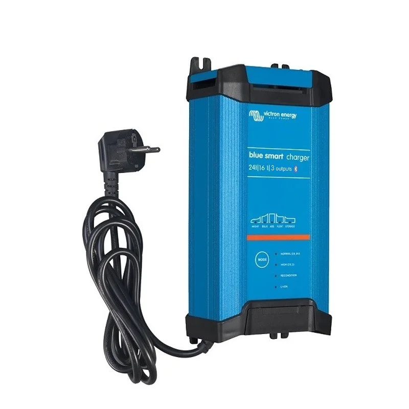Carregador de Bateria Victron Blue Smart IP22 24V 16A 3 Saídas