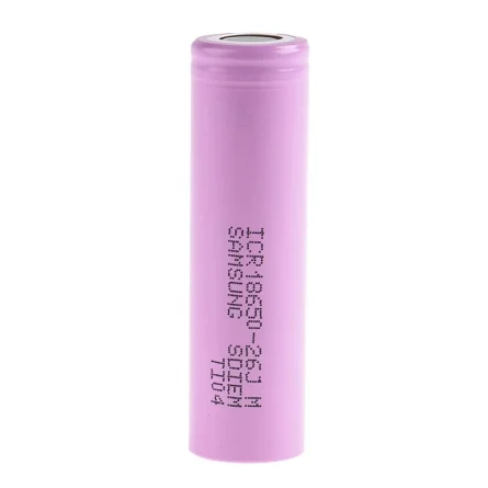 Bateria de Lítio Samsung ICR 18650 26J 2600mAh