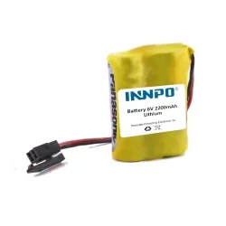 Bateria Lítio + Conector A98L-0031-0011-L PLC 6V 2200mAh