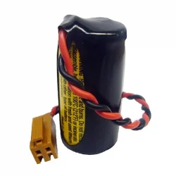Bateria Lítio A02B-0177-K106 (Pilha Li-Ion + Conector) PLC 3V 2000mAh