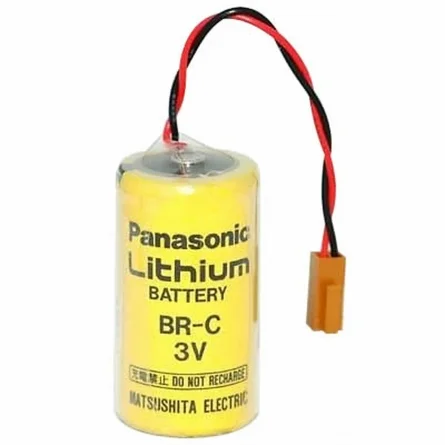 Pilha LiPo+ Conector para Bateria GE Fanuc A98L-0031-0007 e Controlador Lógico Programável (PLC) 3V - 5000mAh