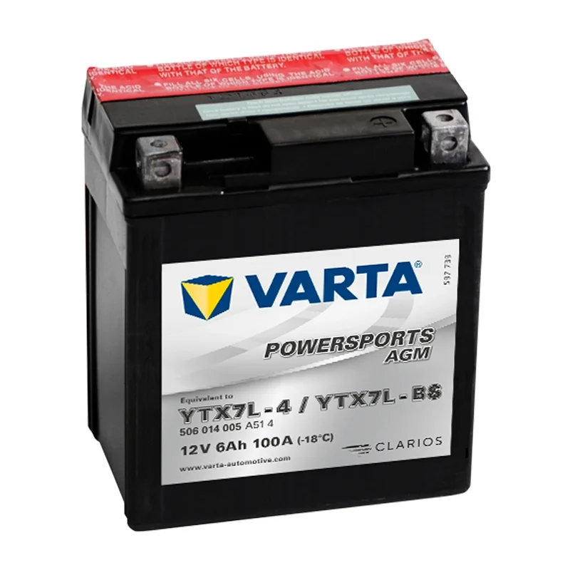 Bateria Varta YTX7L-BS AGM 6Ah