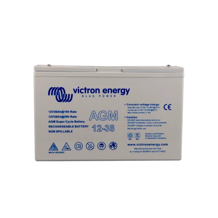 Bateria de Chumbo-Ácido AGM 12V 38Ah Victron Cíclico