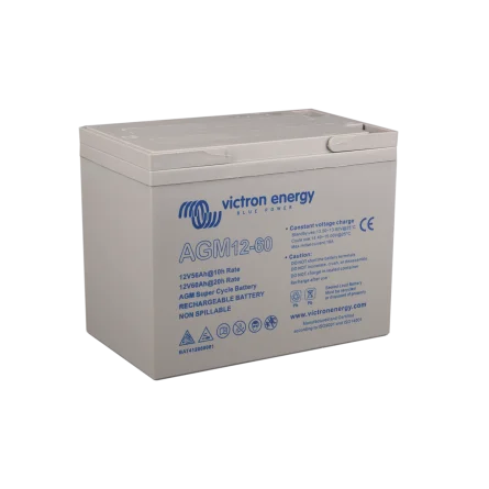 Bateria de Chumbo-Ácido AGM 12V 60Ah Victron Cíclica
