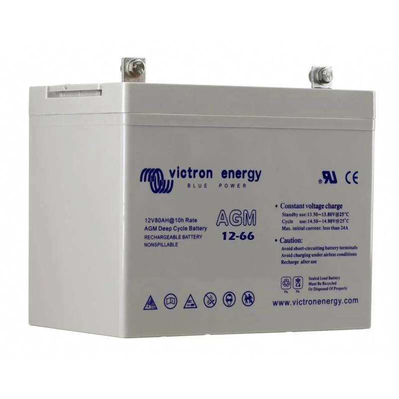 Bateria de Chumbo-Ácido AGM 12V 66Ah Victron Cíclica