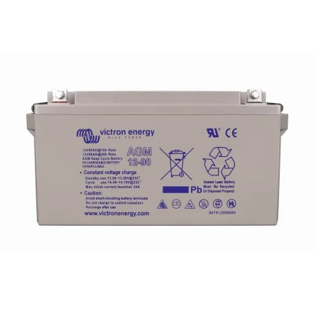 Bateria de Chumbo-Ácido AGM 12V 90Ah Victron Cíclica