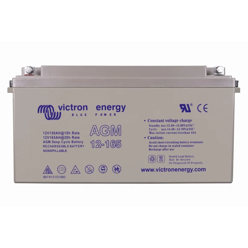 Bateria de Chumbo-Ácido AGM 12V 165Ah Victron Cíclica