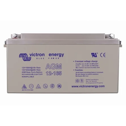 Bateria de Chumbo-Ácido AGM 12V 165Ah Victron Cíclica