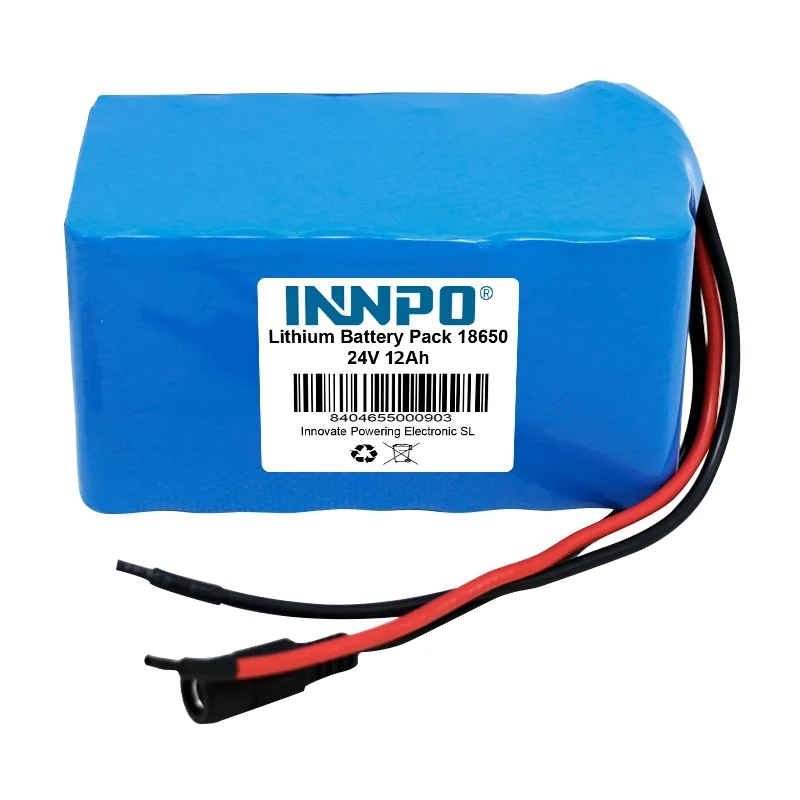 Pack de Baterias de Lítio 18650 24V 12Ah