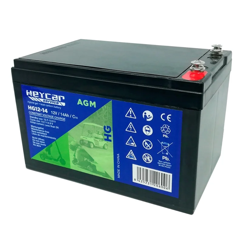 Bateria de Chumbo AGM 12V 14Ah GEL Híbrida