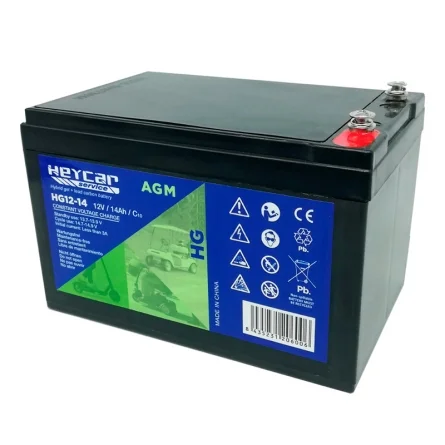 Bateria de Chumbo AGM 12V 14Ah GEL Híbrida
