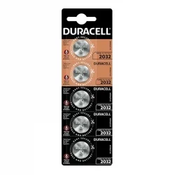 Pilhas Botão Lítio Duracell 2032 (5 Unidades)