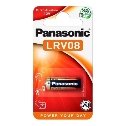 Pilhas Alcalinas Panasonic LRV08 MN21Micro Alkaline (1 Unidade)