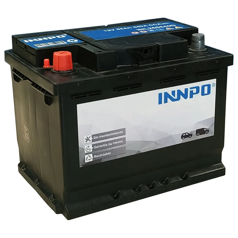 Bateria INNPO 65Ah 540A Izq