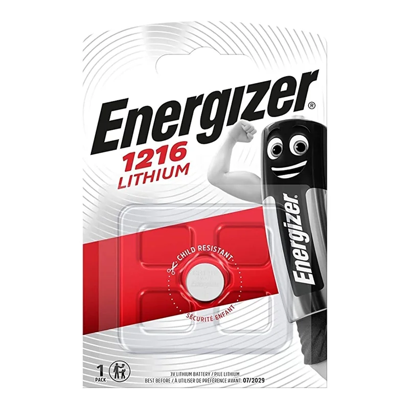 Pilhas Botão Lítio Energizer 1216 Lithium (1 Unidade)