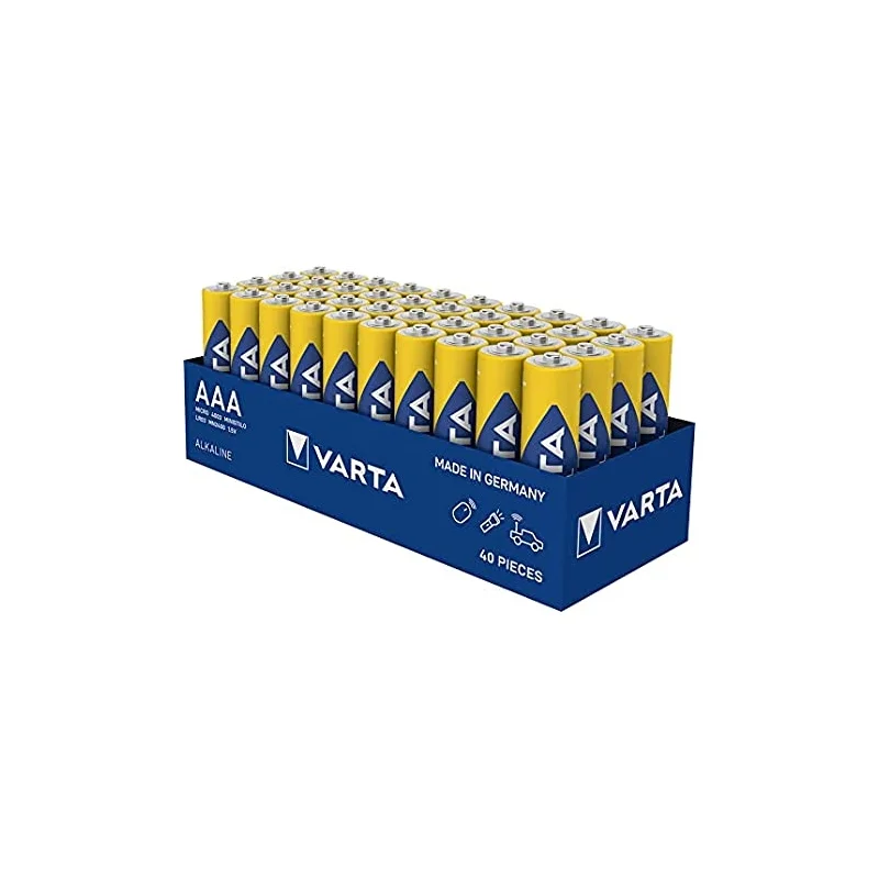 Pilhas Varta Industrial Pro AAA LR3 (40 Unidades)