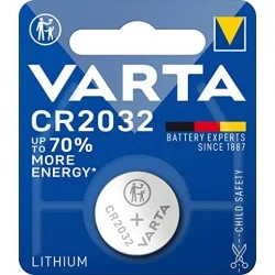 Pilhas Botão Lítio Varta CR2032 (1 Unidade)