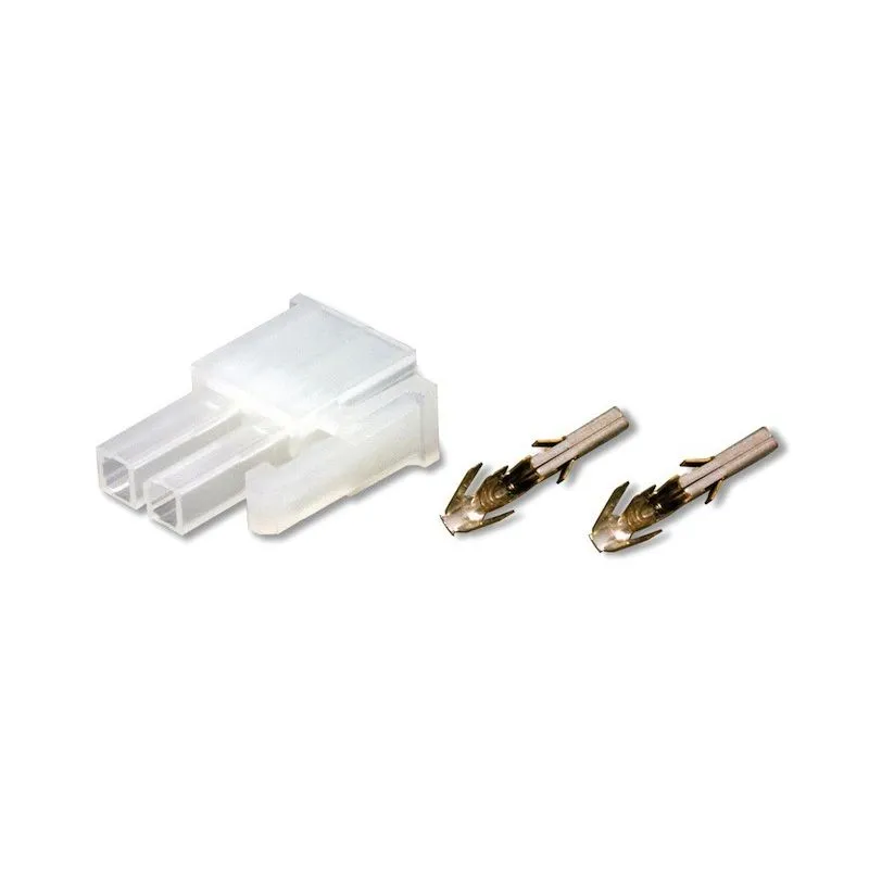 Conector Mini Ouro fêmea grampo lateral