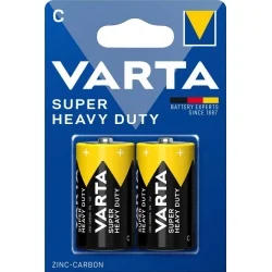 Pilhas Zinco-Carbono Varta C Super Heavy Duty (2 Unidades)
