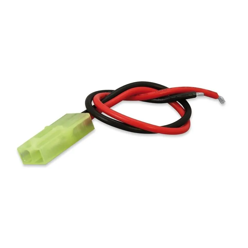 Conector mini Ouro macho com cabos