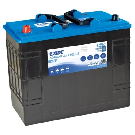 Bateria Exide Dual ER650 142Ah