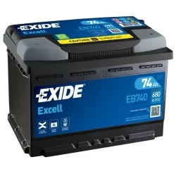 Bateria Exide Excell EB740 74Ah