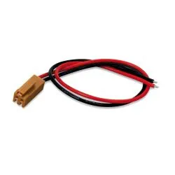 Conector aéreo fêmea, 2 pinos