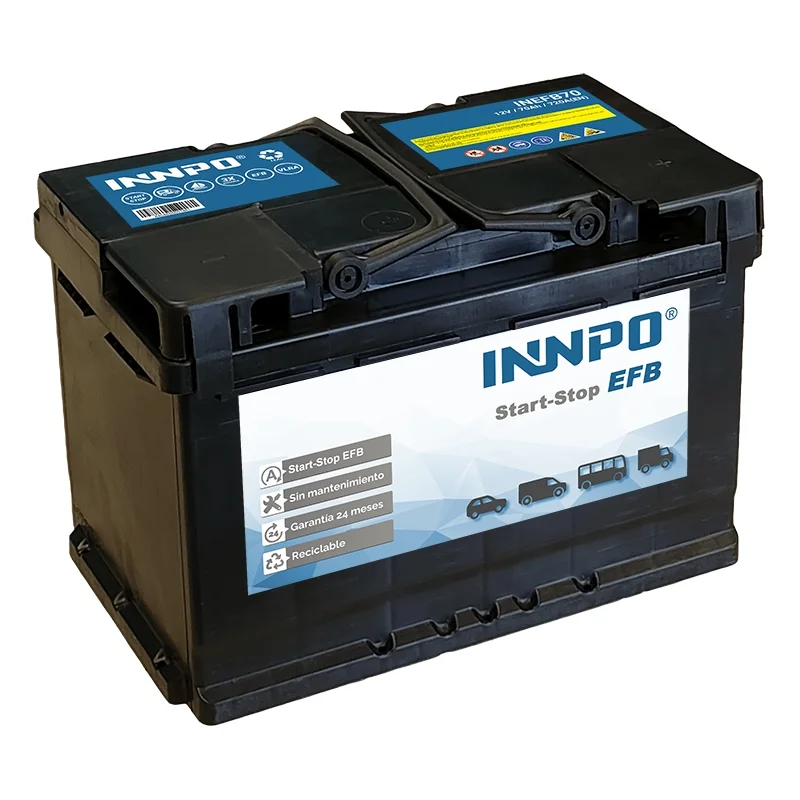 Bateria INNPO EFB 70Ah
