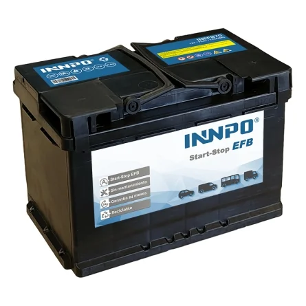 Bateria INNPO EFB 70Ah