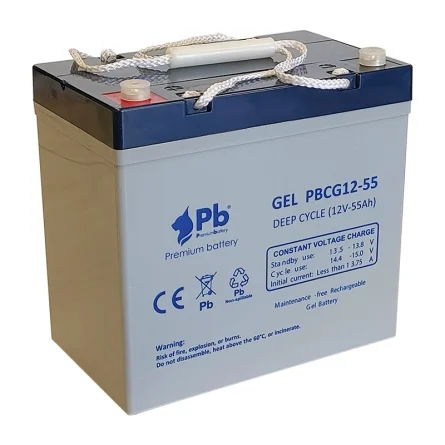 Bateria de Chumbo-Ácido GEL 12V 55Ah