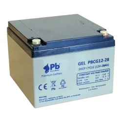Bateria de Chumbo-Ácido GEL 12V 28Ah