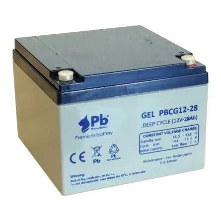 Bateria de Chumbo-Ácido GEL 12V 28Ah