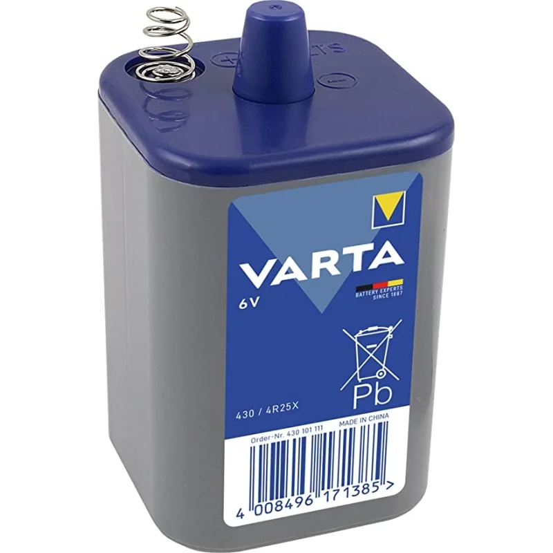 Pilhas Bloco de Cloreto de Zinco Especiais Varta 430 4R25X 6V (1 Unidade)