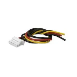Conector Molex fêmea de 4 pinos e cabos